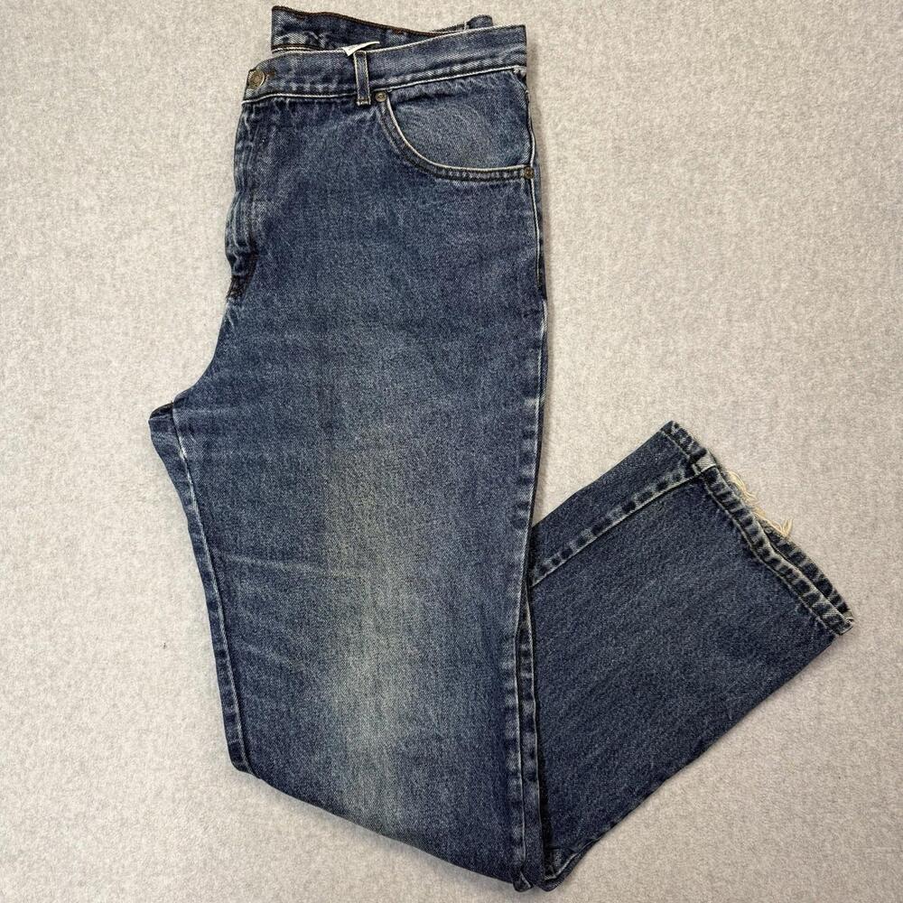 Vintage Calvin Klein Jeans Mens Size 38x33 Blue Denim Relaxed Straight USA